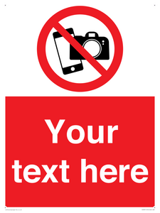 Custom No filming or photography